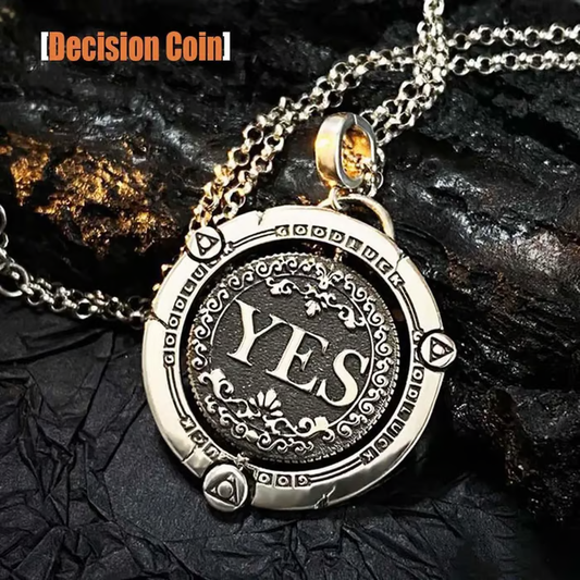 Last Day 50% OFF🌟[YES or NO] The Decision Coin Necklace - Your Stylish Daily Oracle!