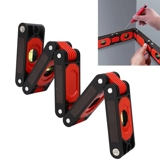 Multi-Function Foldable Spirit Level Ruler